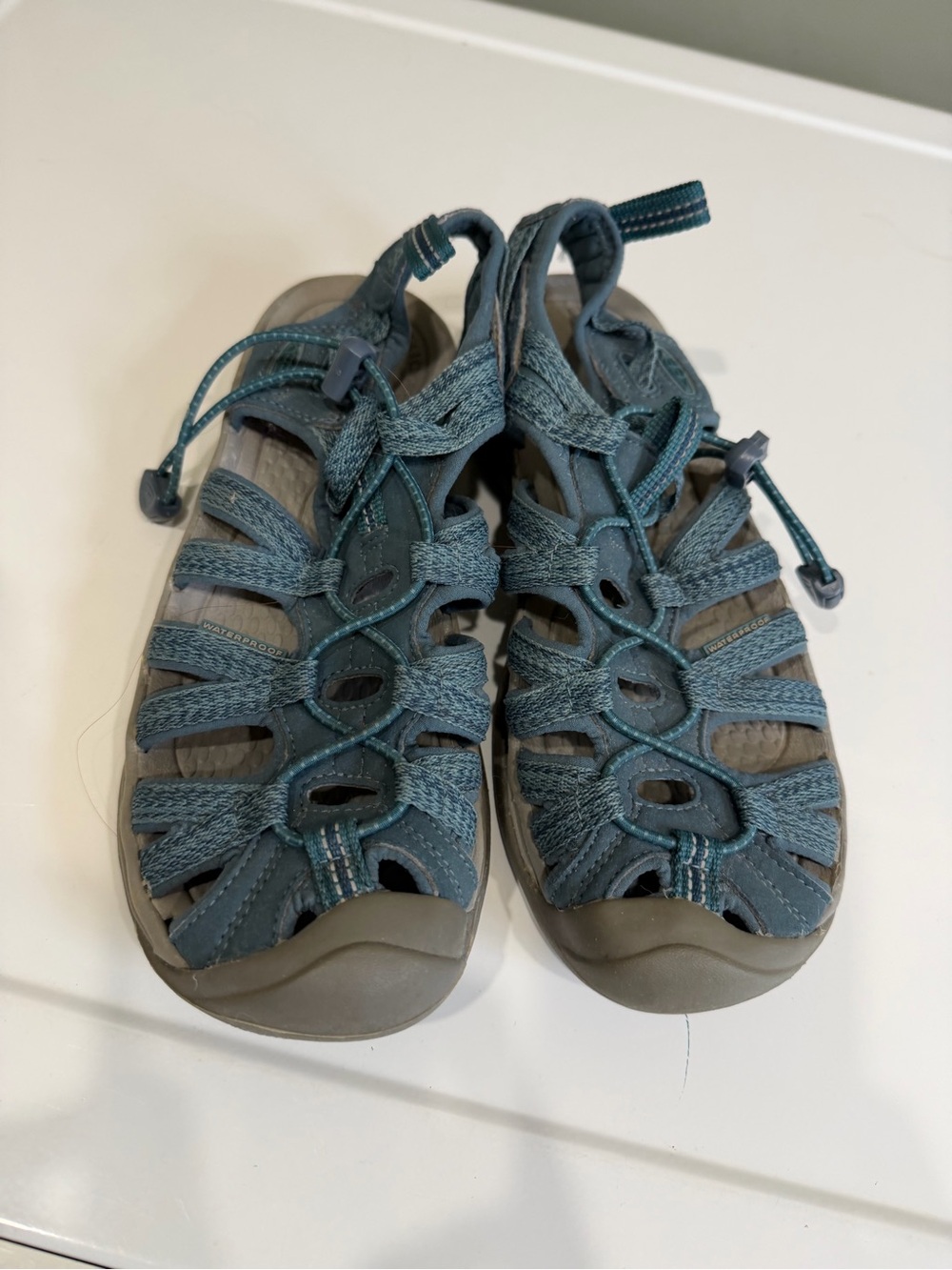 Women's Keen Outdoor Strappy Closed-Toe Sandals - blue
